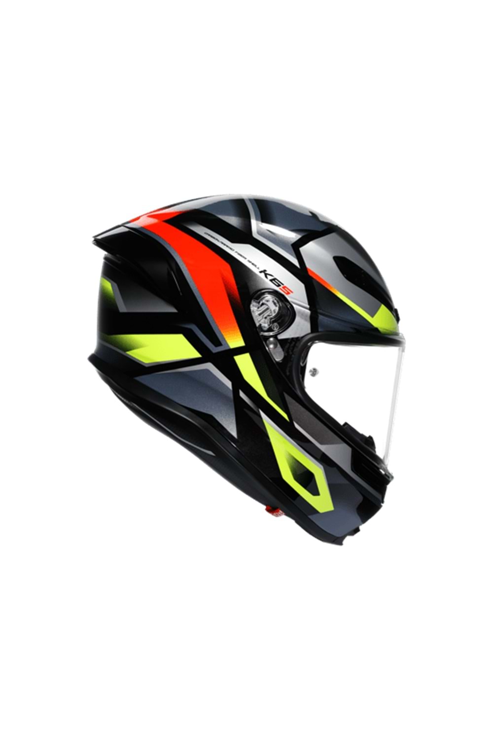Agv K6 S Erazer Black Red Yellow Fluo Kapalı Kask