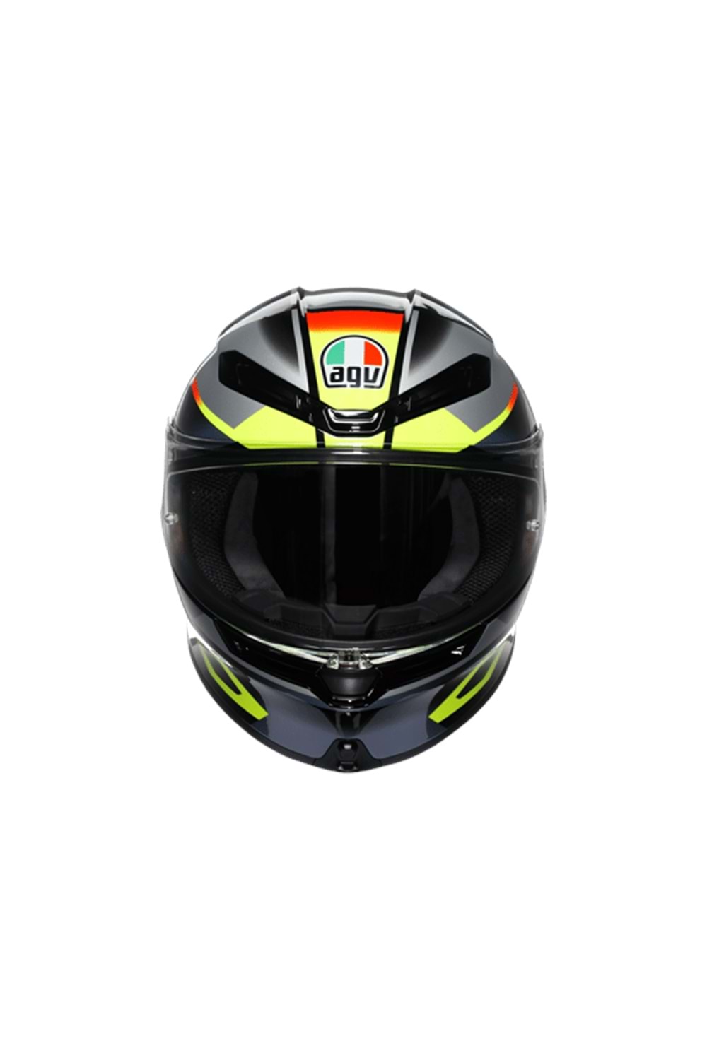 Agv K6 S Erazer Black Red Yellow Fluo Kapalı Kask