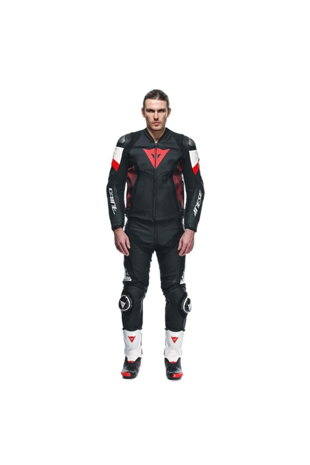 Dainese Avro 5 Blk Red Lava White Deri Mont SİYAH KIRMIZI