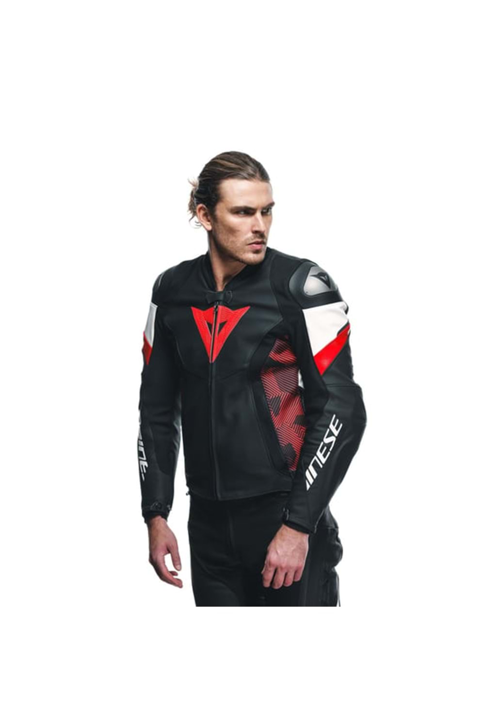 Dainese Avro 5 Blk Red Lava White Deri Mont SİYAH KIRMIZI