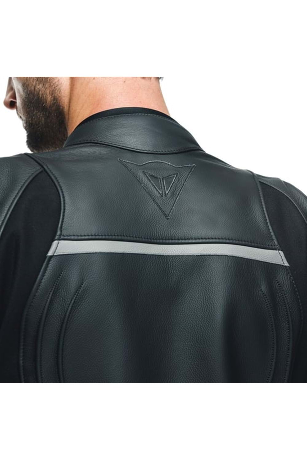 Dainese Racing 4 Black Fluo Red Deri Mont