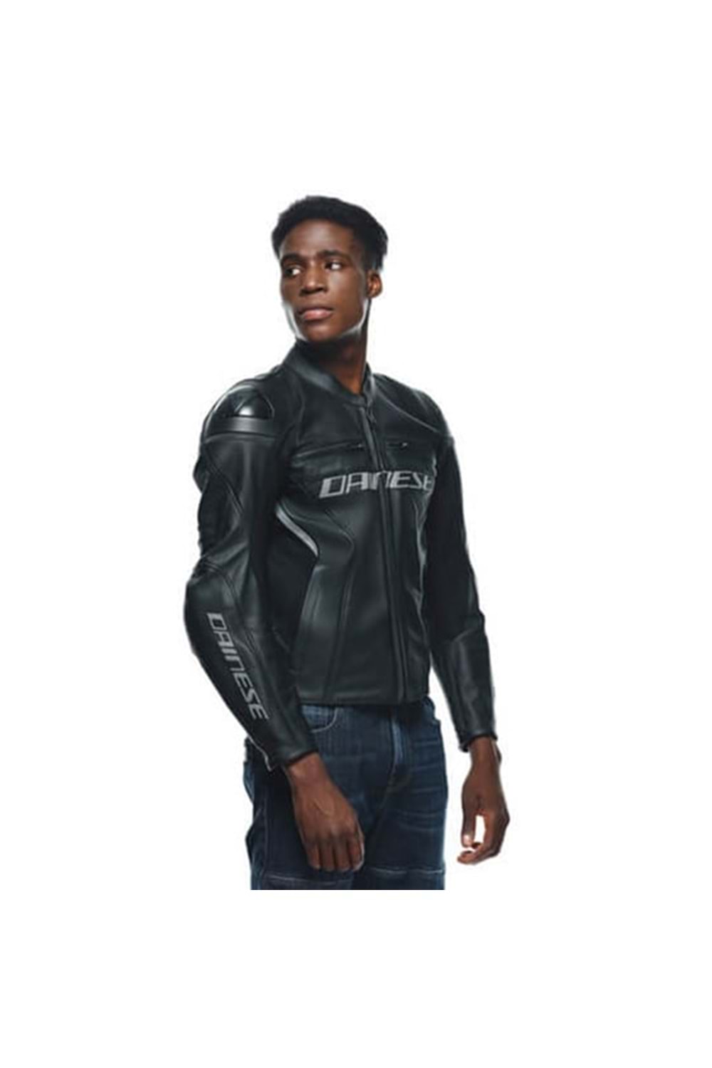 Dainese Racing 4 Black Black Deri Mont GRİ SİYAH