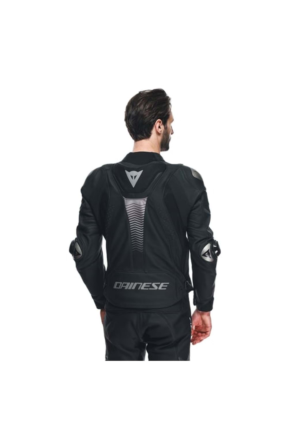 Dainese Super Speed 4 Black Matt Charcoal Gray Deri Mont