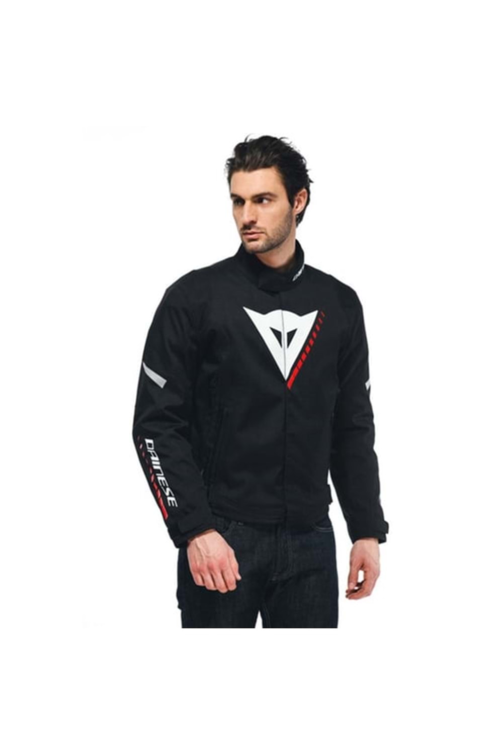 Dainese Veloce Black White Lava Red D-Dry Mont