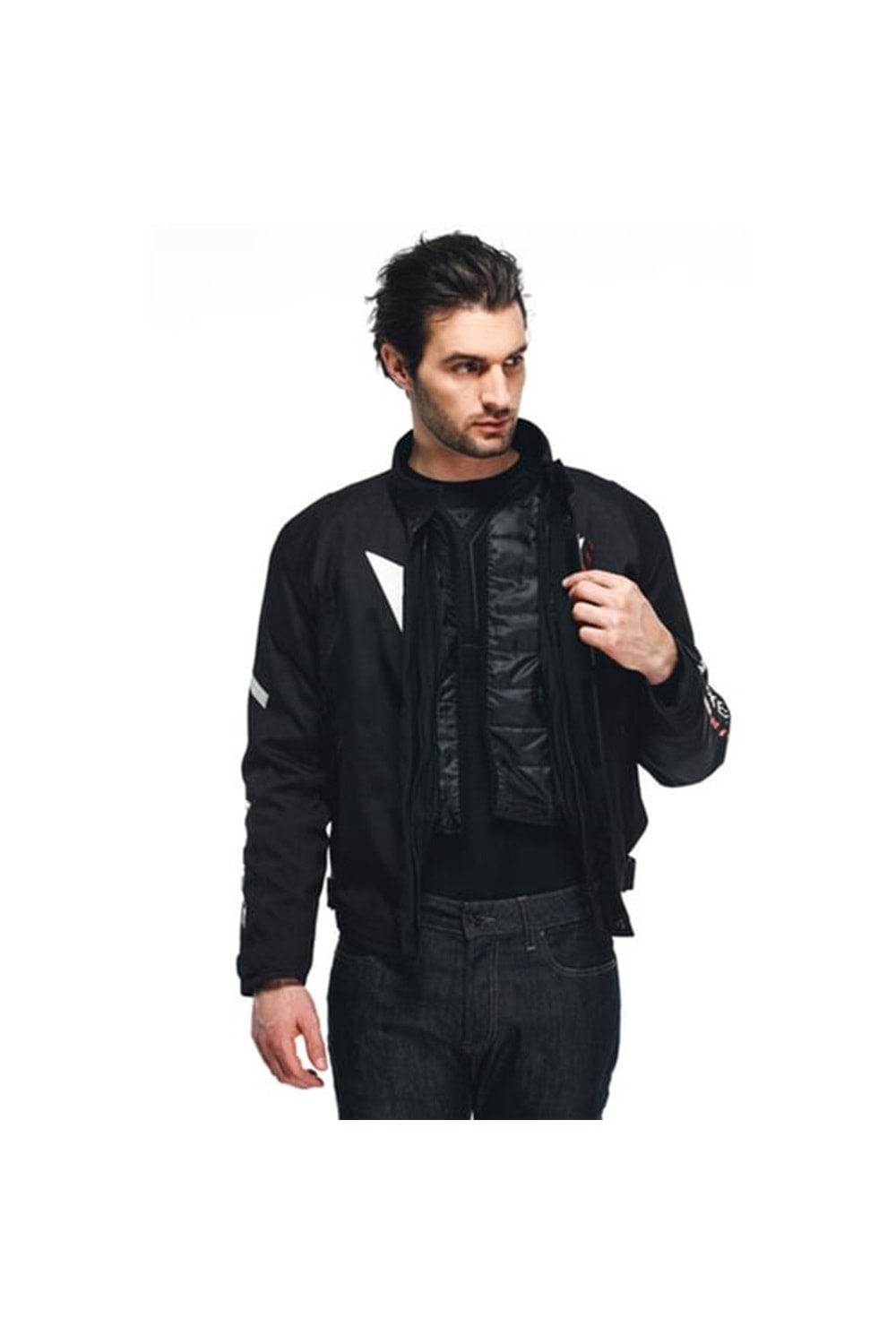 Dainese Veloce Black White Lava Red D-Dry Mont