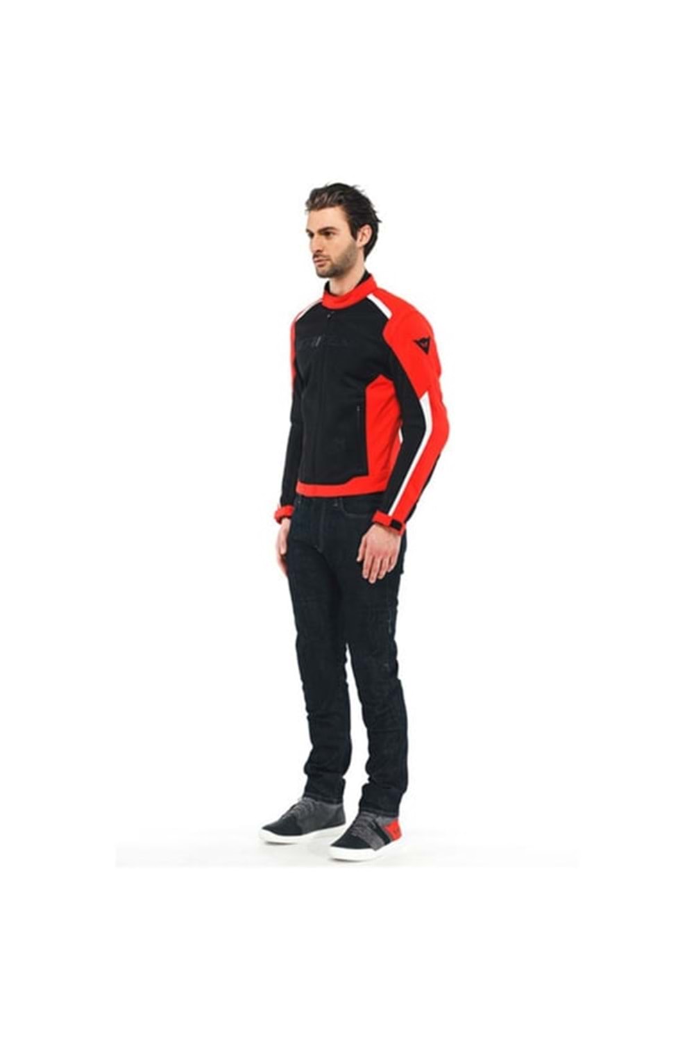Dainese Hydra Flux 2 Air Black Lava Red D-Dry Mont KIRMIZI