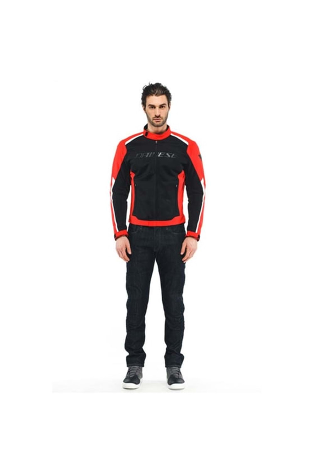 Dainese Hydra Flux 2 Air Black Lava Red D-Dry Mont KIRMIZI