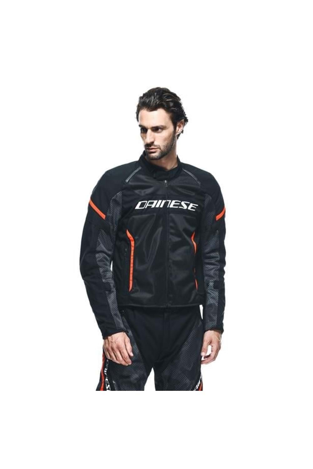 Dainese Air Frame 3 Black Red Fluo Tekstil Mont