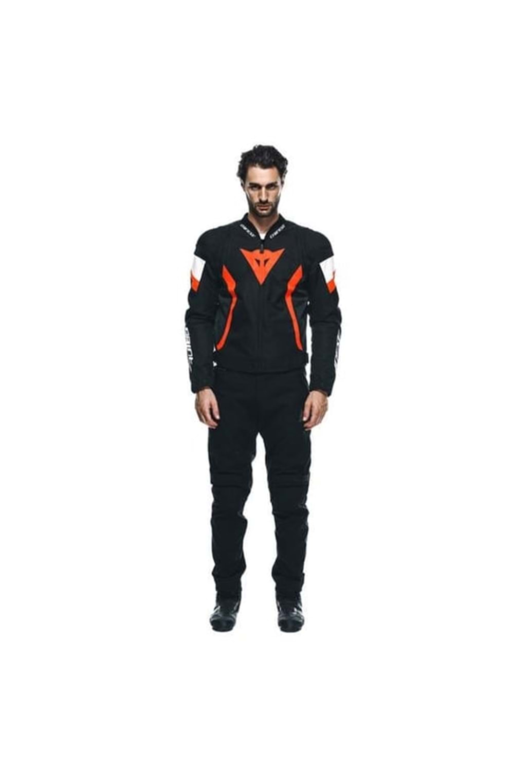 Dainese Avro 5 Black Red Fluo White Tekstil Mont