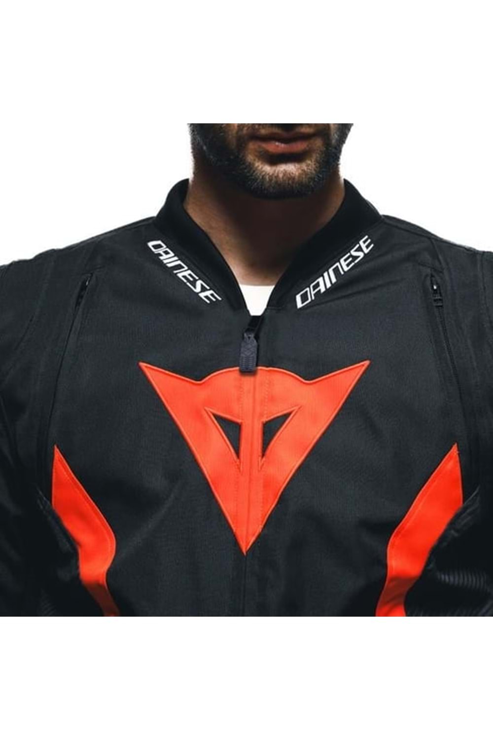 Dainese Avro 5 Black Red Fluo White Tekstil Mont