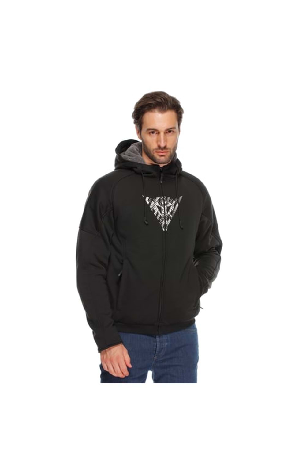 Dainese Bovısa Black White Tekstil Mont SİYAH BEYAZ