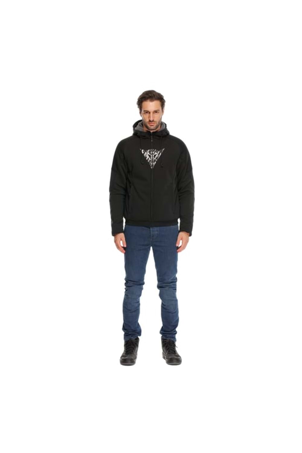 Dainese Bovısa Black White Tekstil Mont SİYAH BEYAZ