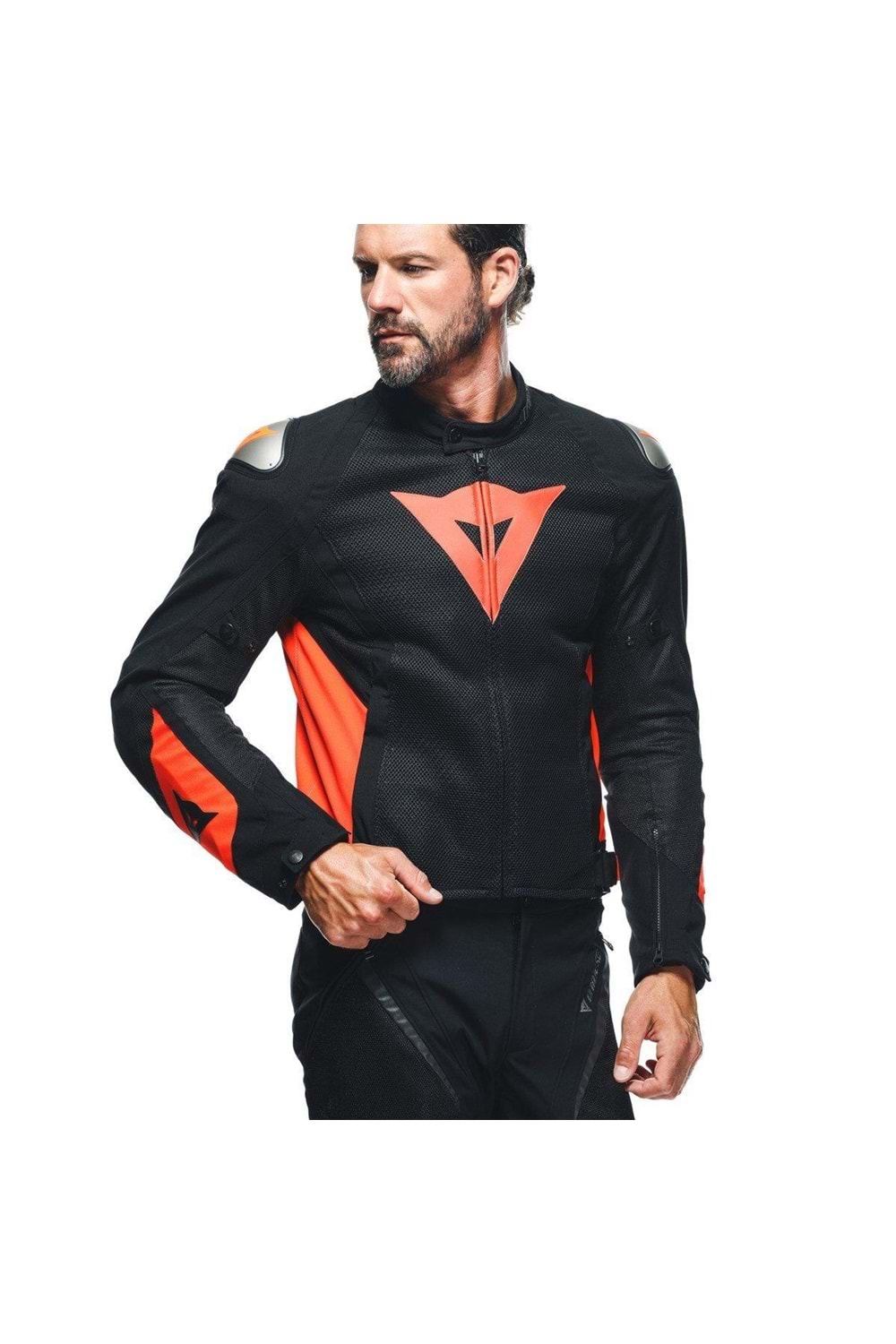 Dainese Energyca Air Black Fluo Red Tekstil Mont KIRMIZI SİYAH