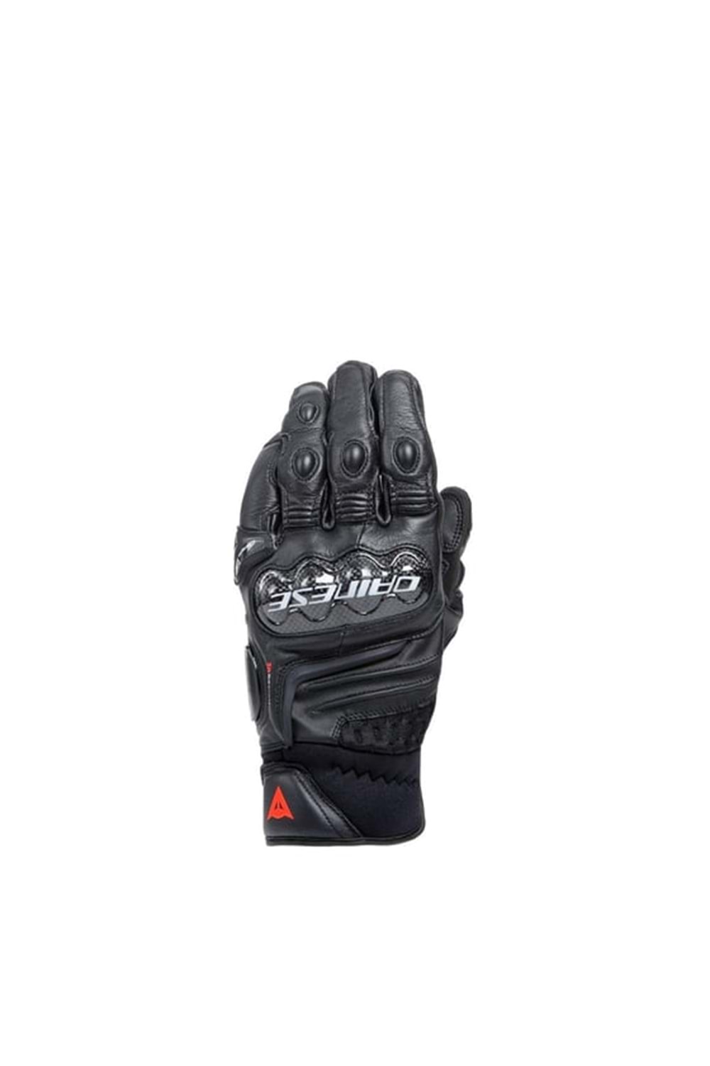Dainese Carbon 4 Black Kısa Deri Eldiven SİYAH