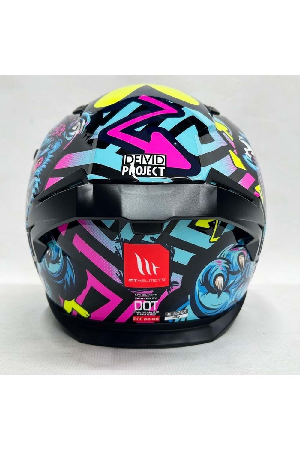 MT KASK FF128SV BRAKER SV CRAZY TEDDY B7 PARLAK