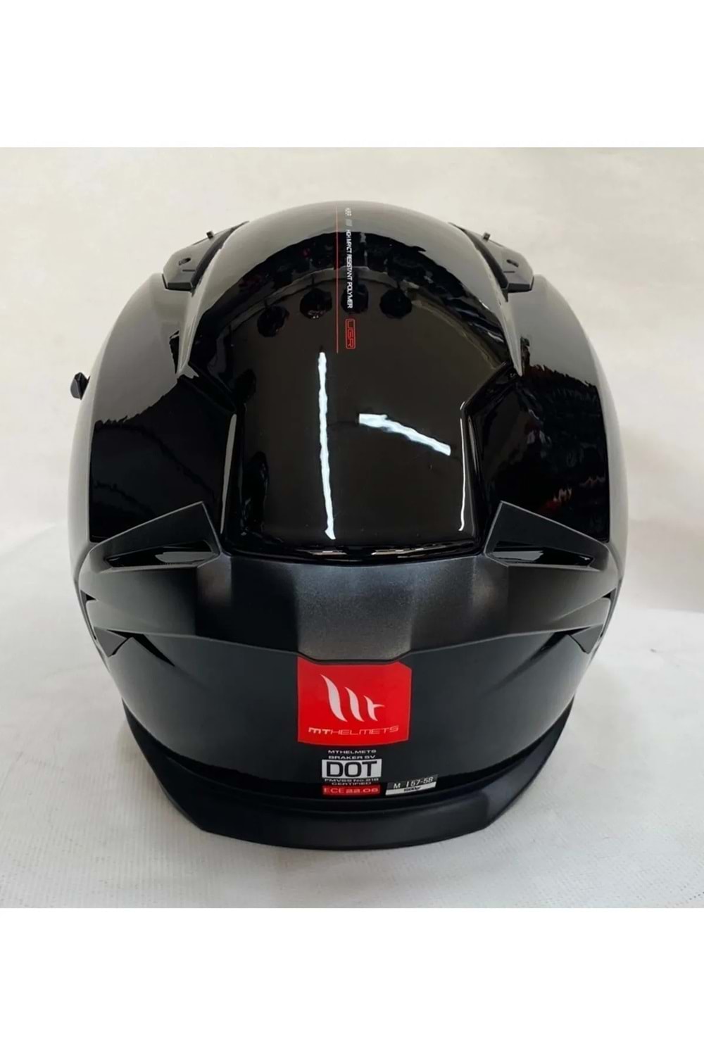 MT Kask Braker Sv A1 Parlak Siyah