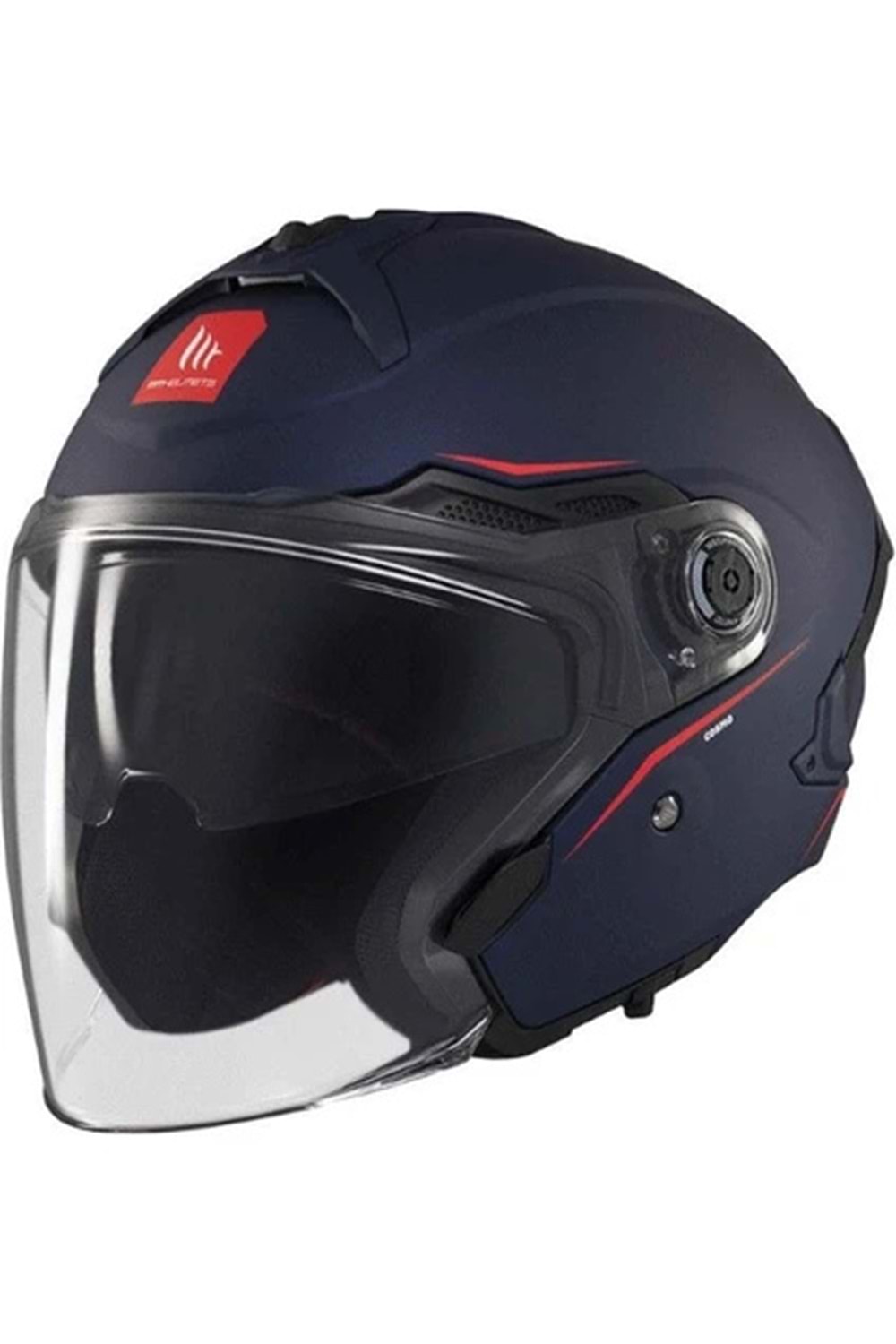 MT Cosmo Sv Solid A7 Mavi Mat Açık Kask