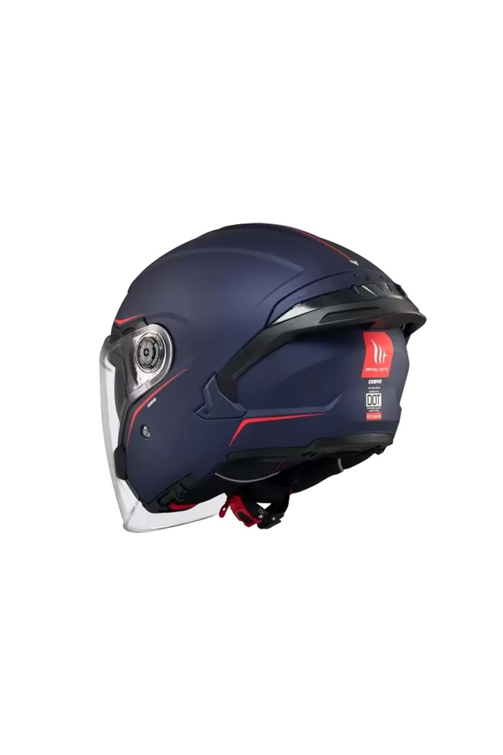MT Cosmo Sv Solid A7 Mavi Mat Açık Kask
