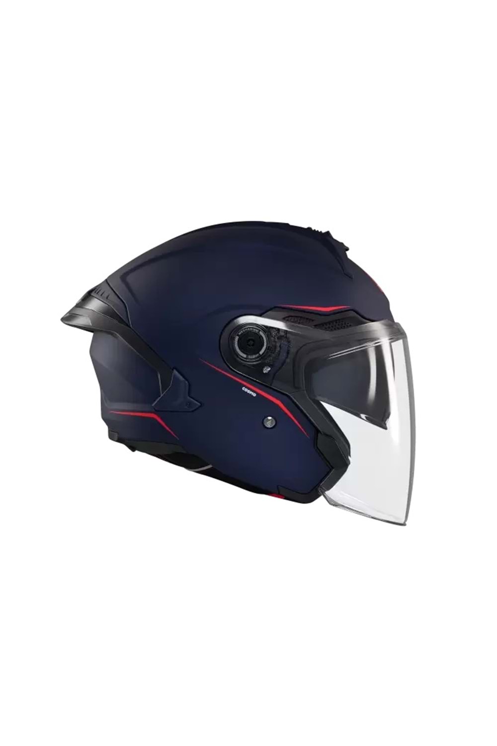 MT Cosmo Sv Solid A7 Mavi Mat Açık Kask