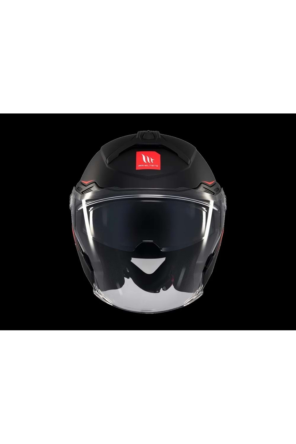 MT Cosmo Sv Solid A1 Mat Siyah Açık Kask