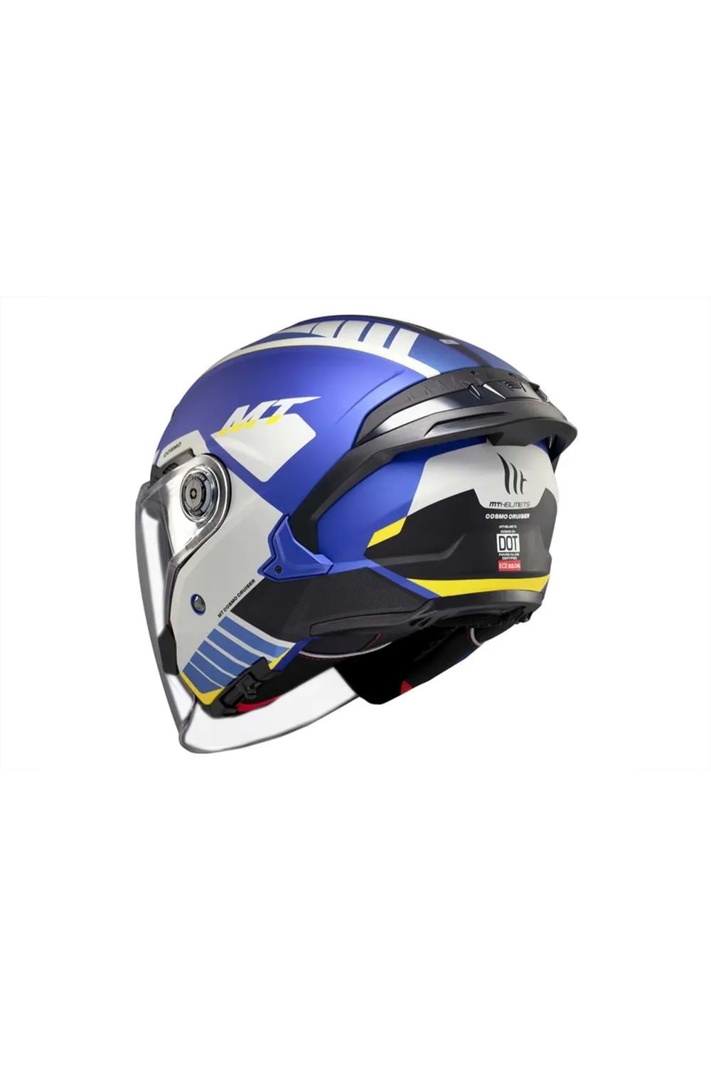 MT Cosmo Sv Cruıser C7 Mat Mavi Açık Kask
