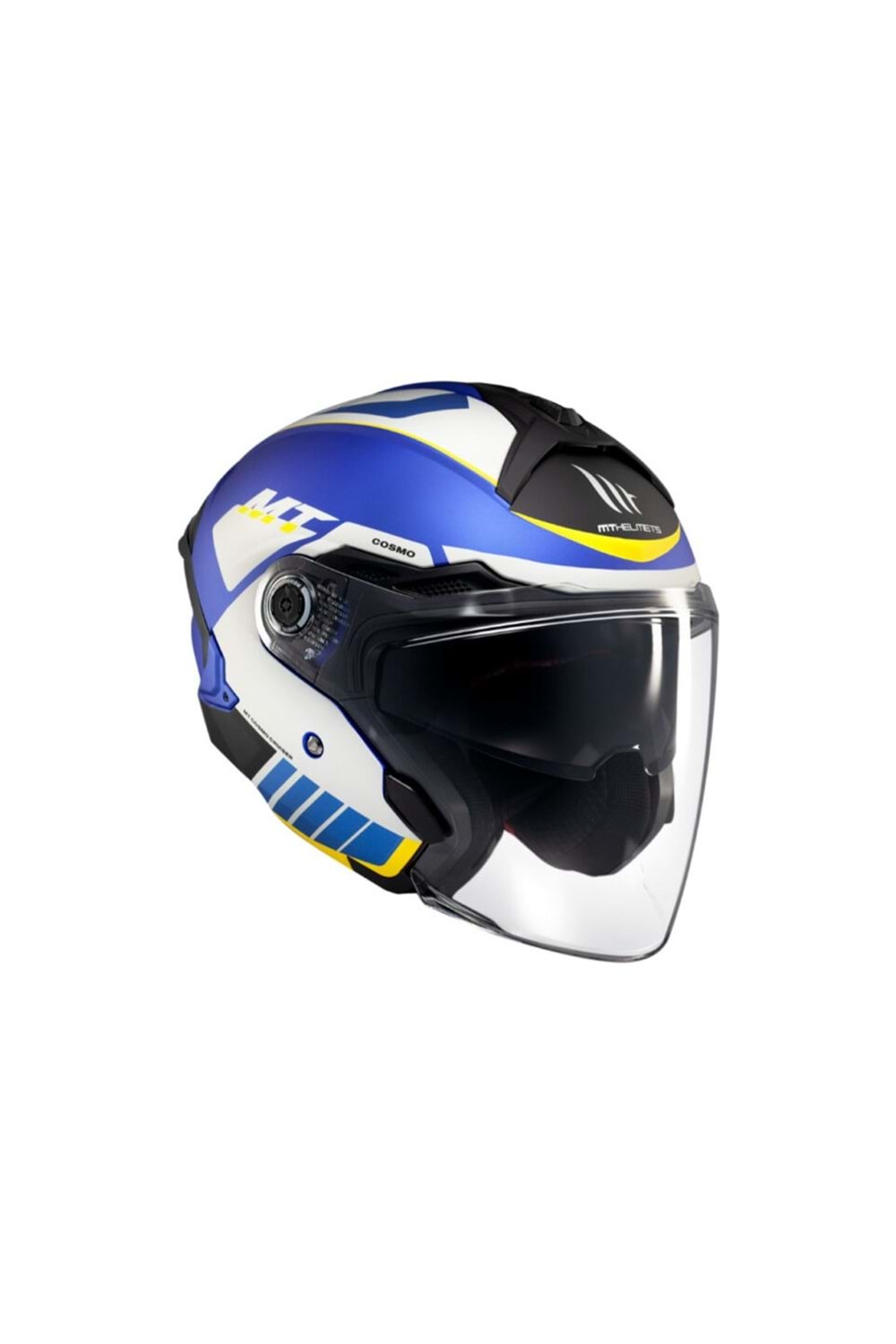 MT Cosmo Sv Cruıser C7 Mat Mavi Açık Kask