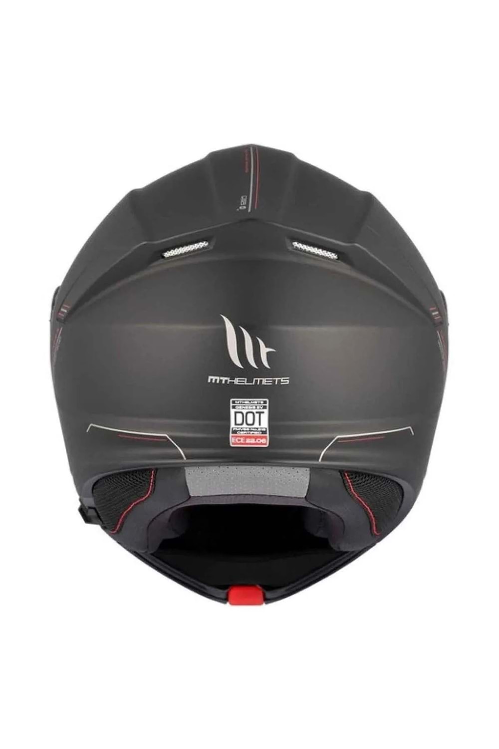 MT Genesis Sv Solid A1 Mat Çene Açılır Kask SİYAH