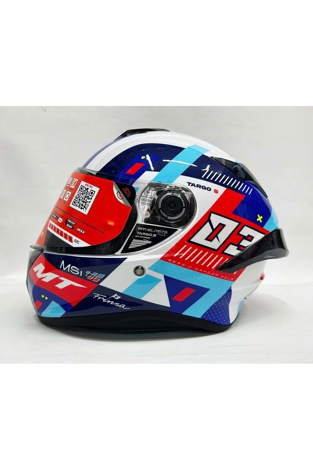 MT Targo S Sergio Garcia D7 Şeffaf Vizörlü