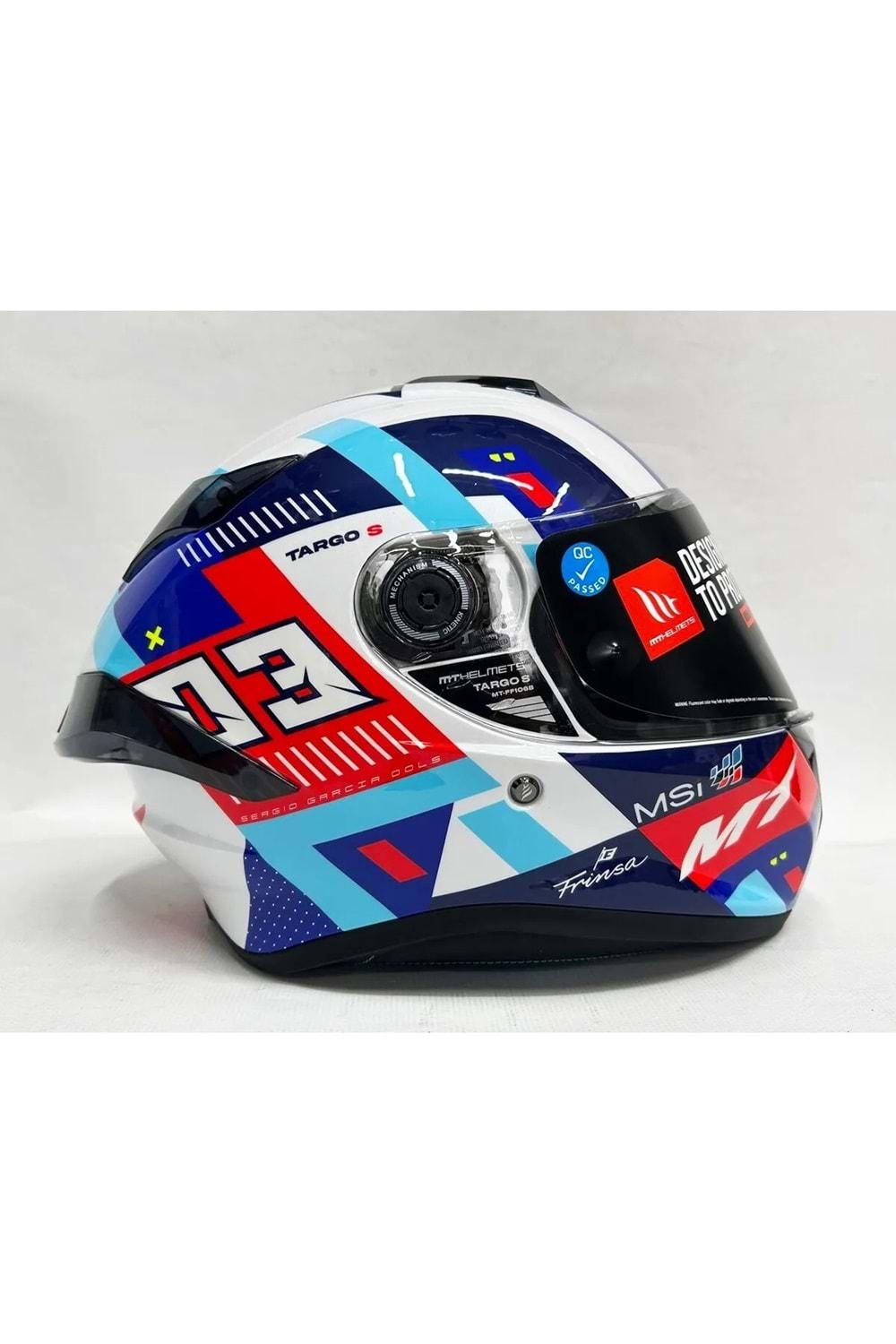 MT Targo S Sergio Garcia D7 Şeffaf Vizörlü