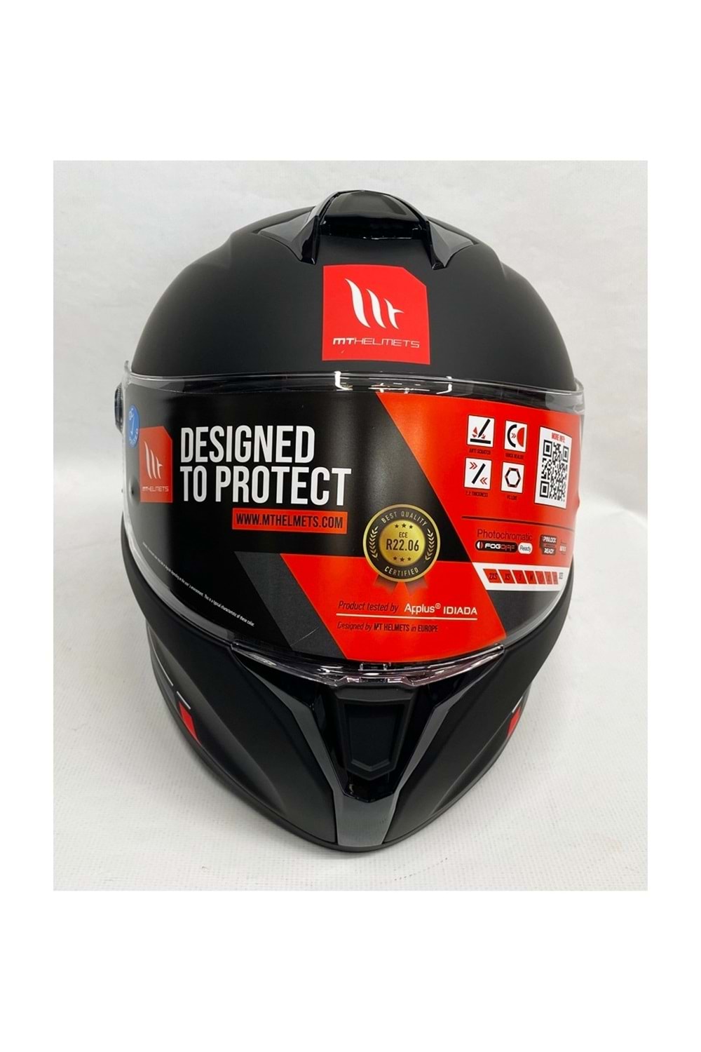 Mt Targo S Solid A1 Mat Kapalı Kask