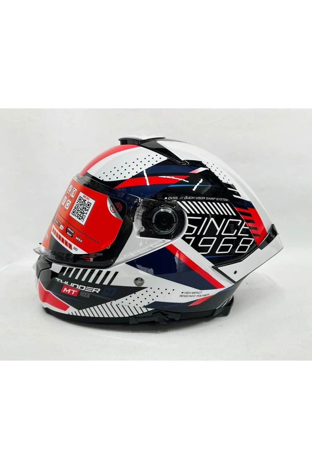 MT Thunder 4sv Luminence A7 Şefaf Vizörlü Kask Parlak Renk ÇOK RENKLİ