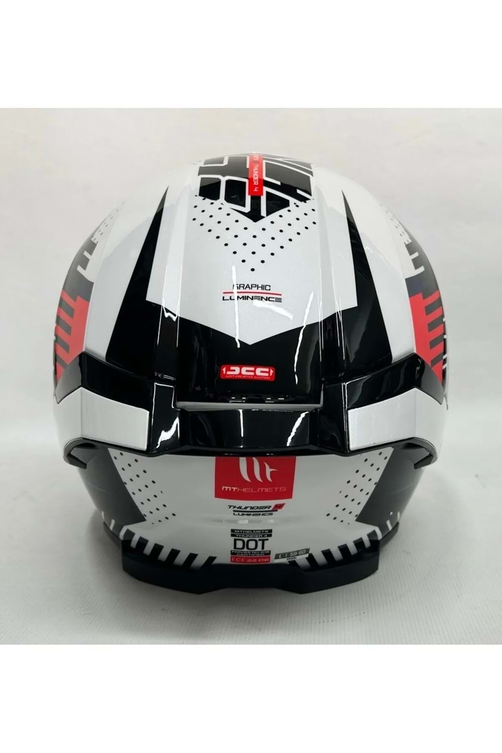 MT Thunder 4sv Luminence A7 Şefaf Vizörlü Kask Parlak Renk ÇOK RENKLİ
