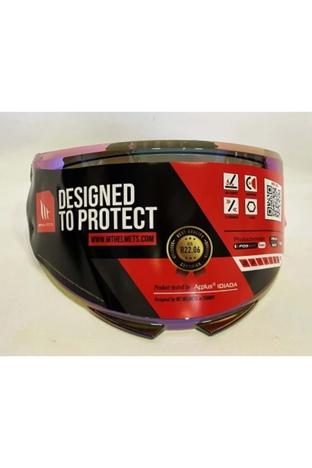 MT Vizör İridyum Renk Kask Camı V-28B