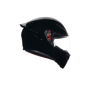 Agv K1 S Mono Black Kapalı Kask SİYAH