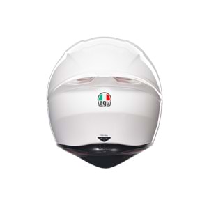Agv K1 S Mono White Kapalı Kask