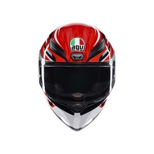 Agv K1 S Lion Black Red White Configuration Kapalı Kask