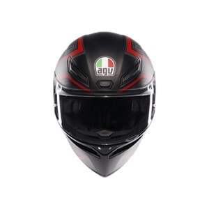 Agv K1 S Sling Matt Black Red Kapalı Kask