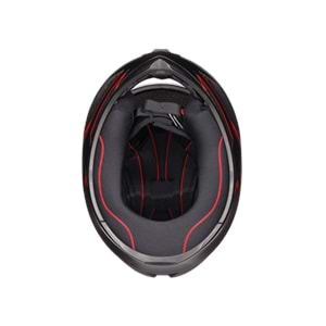Agv K1 S Sling Matt Black Red Kapalı Kask