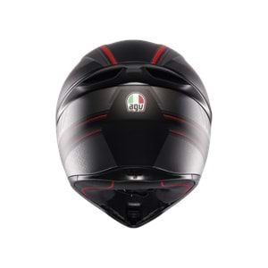 Agv K1 S Sling Matt Black Red Kapalı Kask