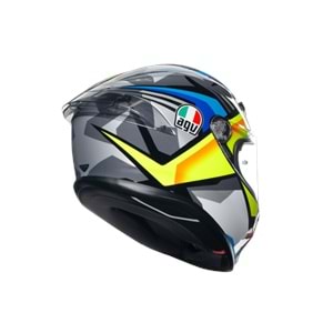 Agv K6 S Joan Black Blue Yellow Kapalı Kask