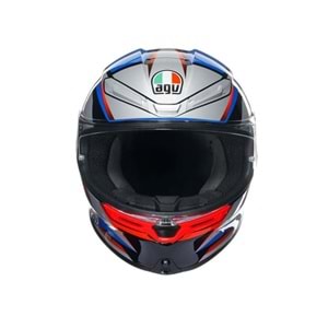 Agv K6 S Slashcut Blue Red Kapalı Kask