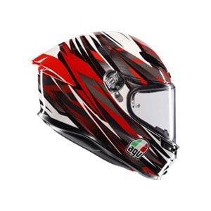 Agv K6 S Reeval White Red Grey Kapalı Kask