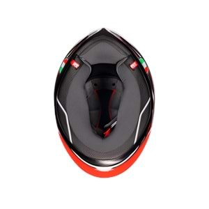 Agv K6 S Reeval White Red Grey Kapalı Kask