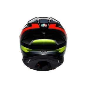 Agv K6 S Erazer Black Red Yellow Fluo Kapalı Kask
