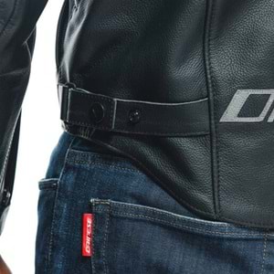 Dainese Racing 4 Black Black Deri Mont GRİ SİYAH