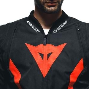 Dainese Avro 5 Black Red Fluo White Tekstil Mont