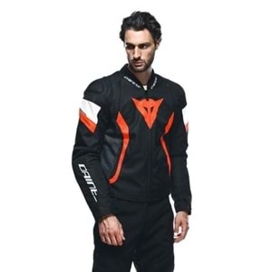 Dainese Avro 5 Black Red Fluo White Tekstil Mont