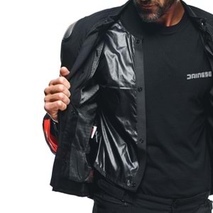Dainese Energyca Air Black Fluo Red Tekstil Mont KIRMIZI SİYAH