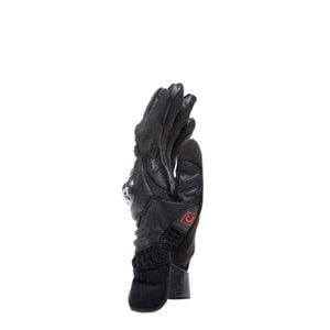 Dainese Carbon 4 Black Kısa Deri Eldiven SİYAH