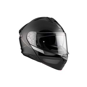 MT Genesis Sv Solid A1 Parlak Siyah Çene Açılır Kask